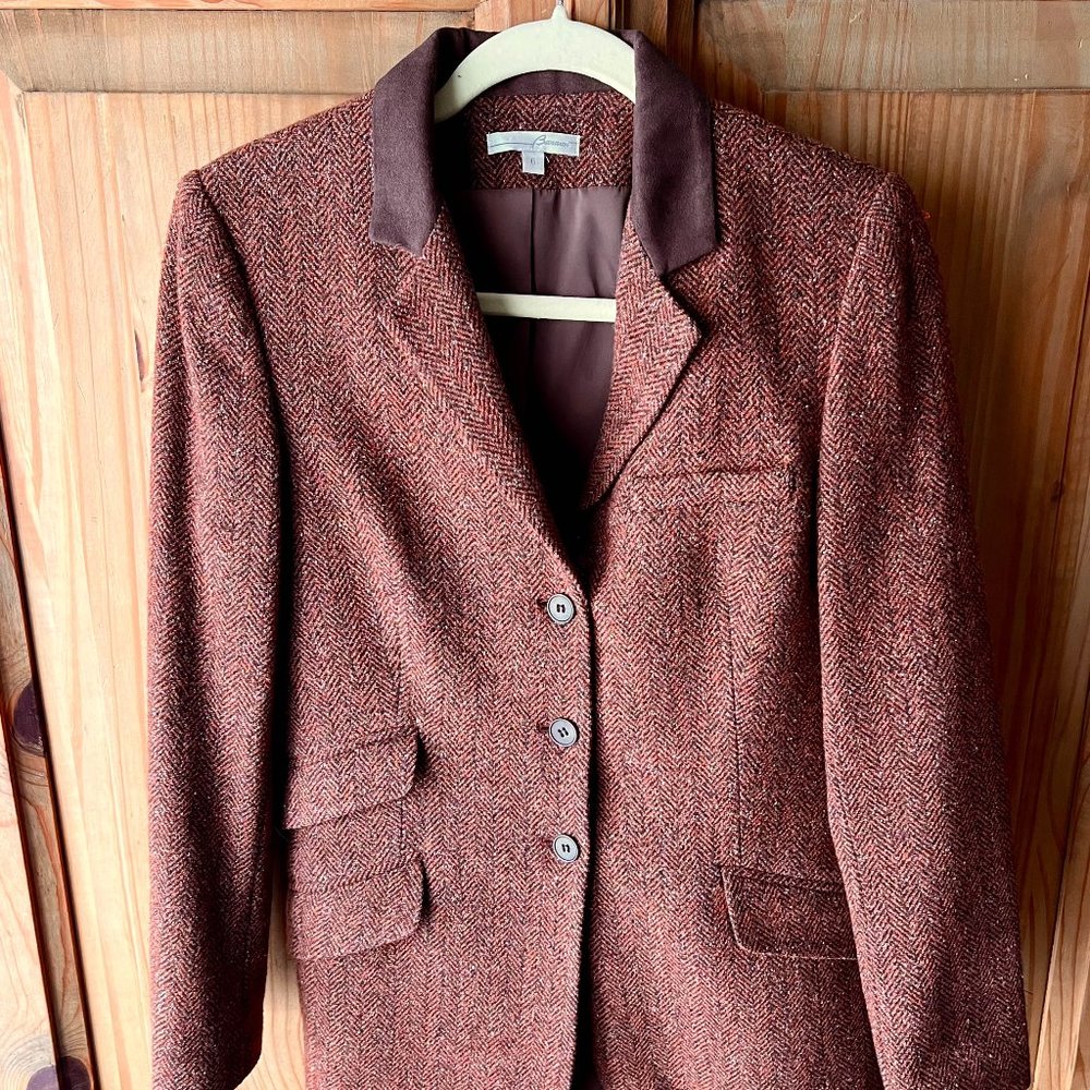 Vintage Retro 70's Style Wool Blazer